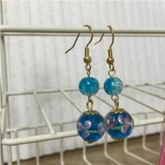 れおな様専用！とんぼ玉ピアスのサムネイル