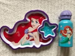 【値下げ】アリエル お皿&水筒のサムネイル
