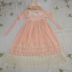 アンティークビスクドール ドレス フランスアンティーク レースドレス