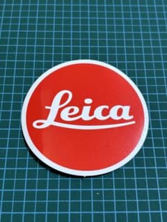 Leica 赤い円形防水ステッカーのサムネイル