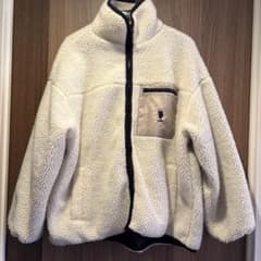 U.S. POLO ASSN. フリースジャケット M ホワイトのサムネイル