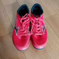Mizuno スパイクシューズ 23.5cm レッド - メルカリ