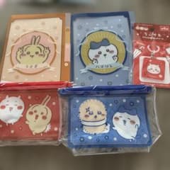 ちいかわ キャンドゥ 5点セットグッズセット ファイル ポーチ チャーム
