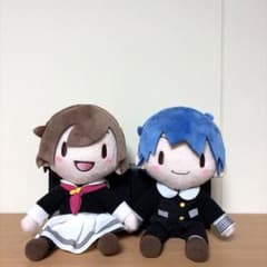 【新品未使用】初音ミクシリーズふわぷちミニぬいぐるみ 　制服Ver. 2種セット