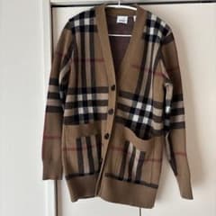 BURBERRY LONDON ENGLAND チェック柄 カーディガンSサイズのサムネイル