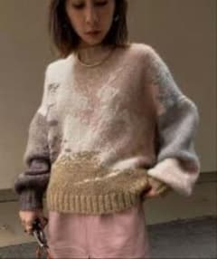 ☆4様専用　AMERI　ANDREA ABSTRACT PAINT KNITのサムネイル