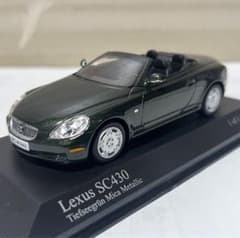 LEXUS SC ミニカーコレクション 4台セット ミニチャンプス 1/43 レクサス SC430 2001 グリーンメタリック - メルカリ