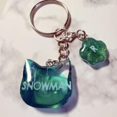ハンドメイド】Snow Man 阿部亮平くんイメージ 猫ちゃんキーホルダー
