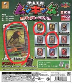 甲虫王者ムシキング ミニチュアカードセット ヘラクロス等 - メルカリ