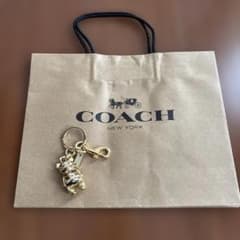 COACH ゴールド クマ型チャームのサムネイル