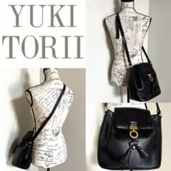 YUKI TORII 鳥居ユキ ゴールドリング デザイン ショルダーバッグ 