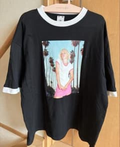 X-girl Black Print T-Shirt Short Sleeve