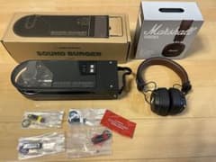 オーディオテクニカ サウンドバーガー マーシャル ワイヤレスオンイヤーヘッドホンのサムネイル