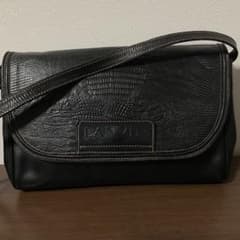 開店セール☆定価約18万 良品 ランバン レザー リザードエンボス ロゴバッグ② 開店セール☆定価約18万 良品 ランバン レザー リザードエンボス ロゴ
