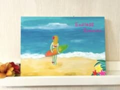ハワイアン　インテリア　海　アート 絵画　イラストのサムネイル