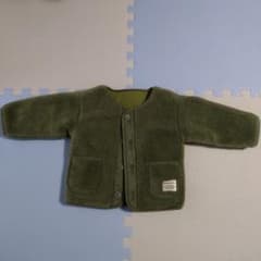 BEAMS mini フリースアウター オリーブグリーンのサムネイル