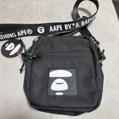 AAPE BY A BATHING APE ショルダーミニバッグ ブラックのサムネイル