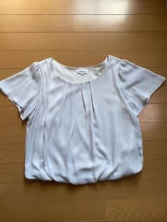 PLST 半袖ブラウス グレージュ　Sのサムネイル