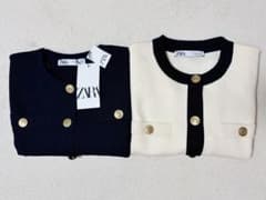 ZARA 【新品】ニットカーディガン2着セット！ - メルカリ