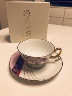 大倉陶園　源氏の花　カップ&ソーサーのサムネイル