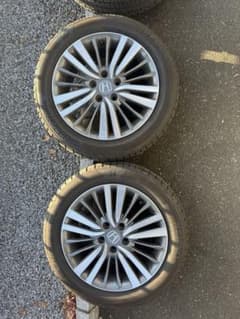 ホンダ オデッセイ RC 純正 17インチ ホイールセット ブリヂストン