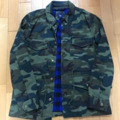 GAP 迷彩 ミリタリージャケット　裏地　チェックのサムネイル