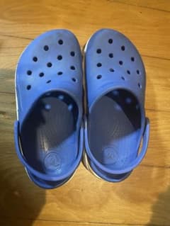クロックス Crocs サンダル J3 21cm ブルー ホワイトのサムネイル