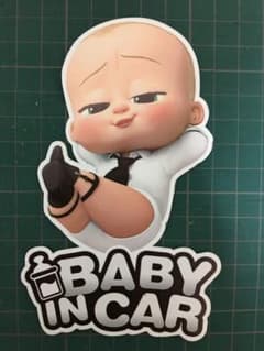 보스 베이비 자동차 스티커