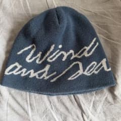 WIND AND SEA ニット帽 ビーニー ネイビーのサムネイル