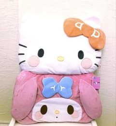 【2個セット】サンリオ むきゅむきゅかどまる クッションハローキティマイメロディ