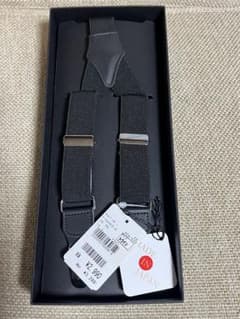 サスペンダー F-SUS22-A ブラック 日本製のサムネイル