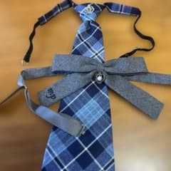 平成レトロ！メゾピアノのリボンとエンジェルブルーのネクタイ！セット