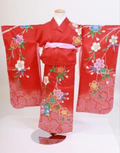 七五三○七五三着物○正絹着物○3歳女の子○女児着物○着物○長襦袢