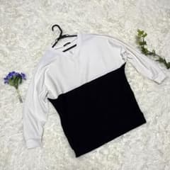 INGNI 長袖　美品　ホワイト&ブラックのサムネイル