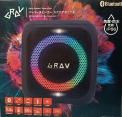 GRAV パーティ スピーカー スクエアボックス GRV-PS50WC-BK m20010378612_1.jpg?1744530036