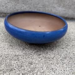 盆栽鉢 丸鉢 瑠璃釉 陶器 盆栽用 - メルカリ