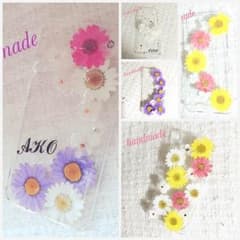 今日限定値下げ！！マルシェで大人気！！iPhoneケース 押し花のサムネイル