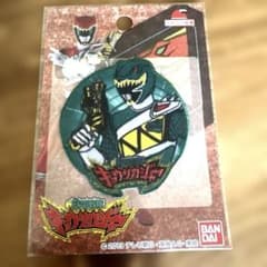 スーパー戦隊 キョウリュウジャー 緑 グリーン刺繍ワッペンのサムネイル
