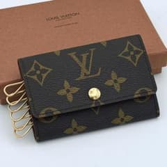 美品 ルイヴィトン モノグラム ミュルティクレ6 キーケース 6連 箱付き