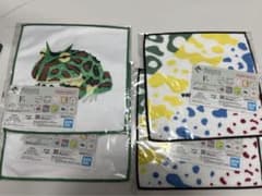 이치 반 쿠지 파충류 & 양서류 F상 타월 컬렉션 4 장 세트