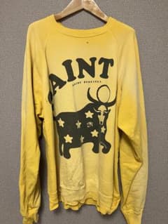 イエロースウェット 牛と星のプリント イエロースウェット 牛と星のプリント - メルカリ