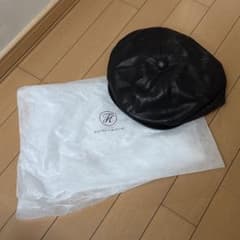 完売 希少 KIJIMA TAKAYUKI レザー キャスケット ブラック 本革 - メルカリ