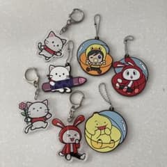 마이젠 시스터즈 키홀더 & 고무 마스코트