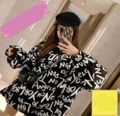 ロンT M L レディース 長袖 韓国 ブラック トップス 新品 秋 冬 ロングのサムネイル