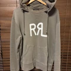 RRL パーカー ガーメント染め 後付けパーカー サイズM - メルカリ