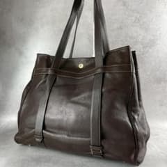 シセイ トートバッグ オールレザー シボ革 ビジネス A4可 ブラウン 大容量 シセイ トートバッグ オールレザー シボ革 ビジネス A4可 ブラウン 大