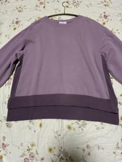 中古美品フェリシモLive in comfort サイド切り替えスウェット Ｌ