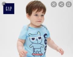 【値下しました！】新品未使用タグ付 GAP 犬柄ロンパース80サイズのサムネイル