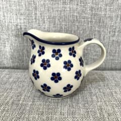 メルカリ祭【新品未使用】 ポーリッシュポタリー ミルク缶 大 陶器製 ポーリッシュポタリー ポーランド食器 ミルクピッチャー 未使用品