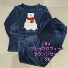 GU ジーユー マシュマロフィールラウンジセット XS しろくま